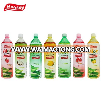 Famous brand houssy original flavor aloe vera drink with fresh pulp